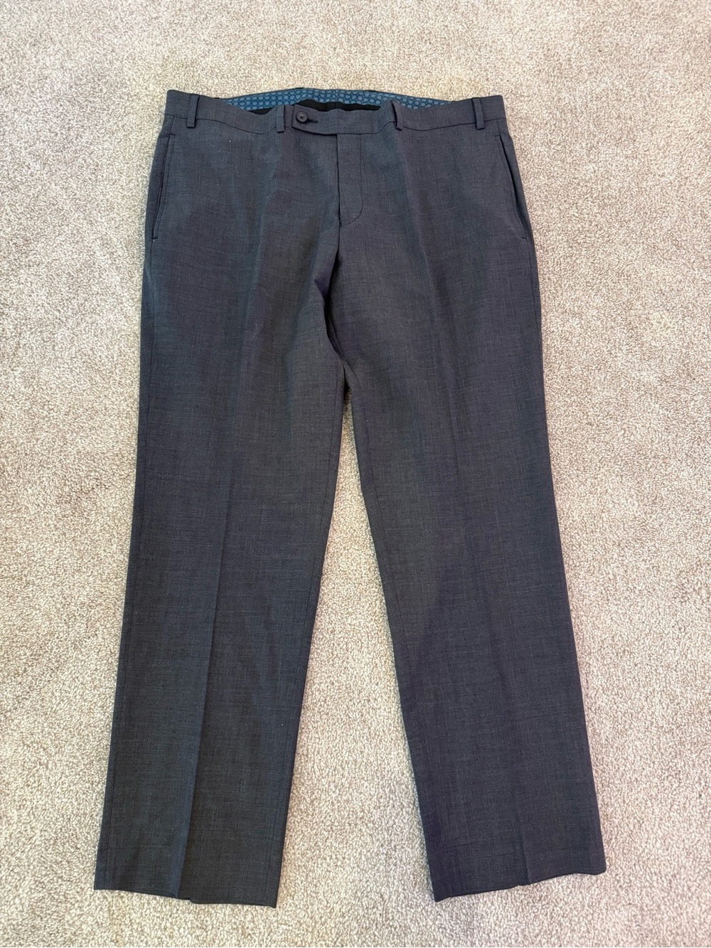 Ralph Lauren Black High-Performance Wool Dress Pants